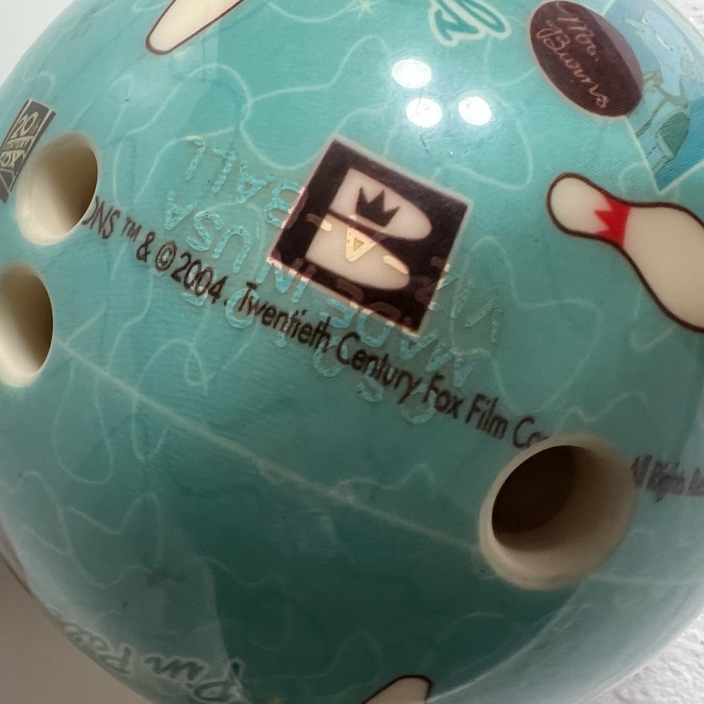 Vintage RARE Simpsons 400th Episode Collectors Edition Bowling Ball Viz A Ball - Picture 7 of 16